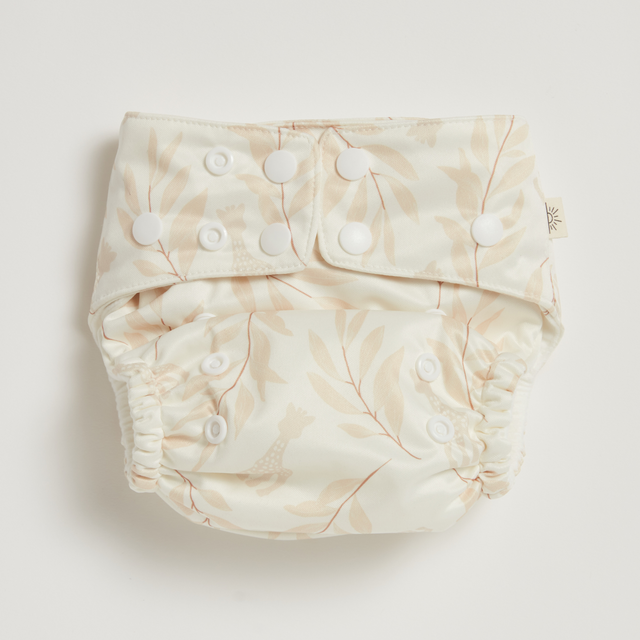 Sophie La Girafe Olive Leaf Modern  2.0 Cloth Nappy