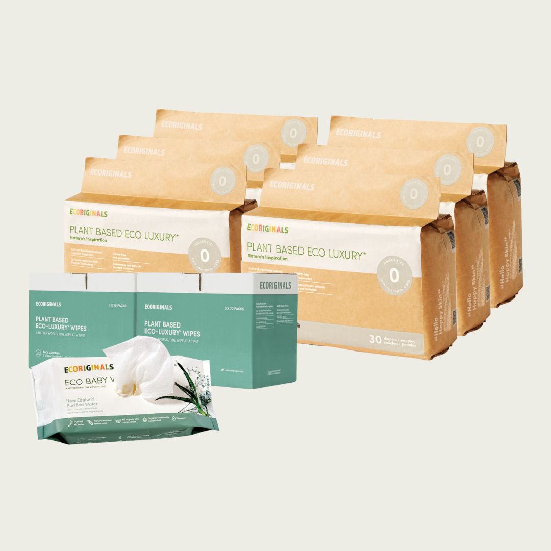 ULTIMATE ECO BUNDLE 6 packs nappies + 6 packs wipes