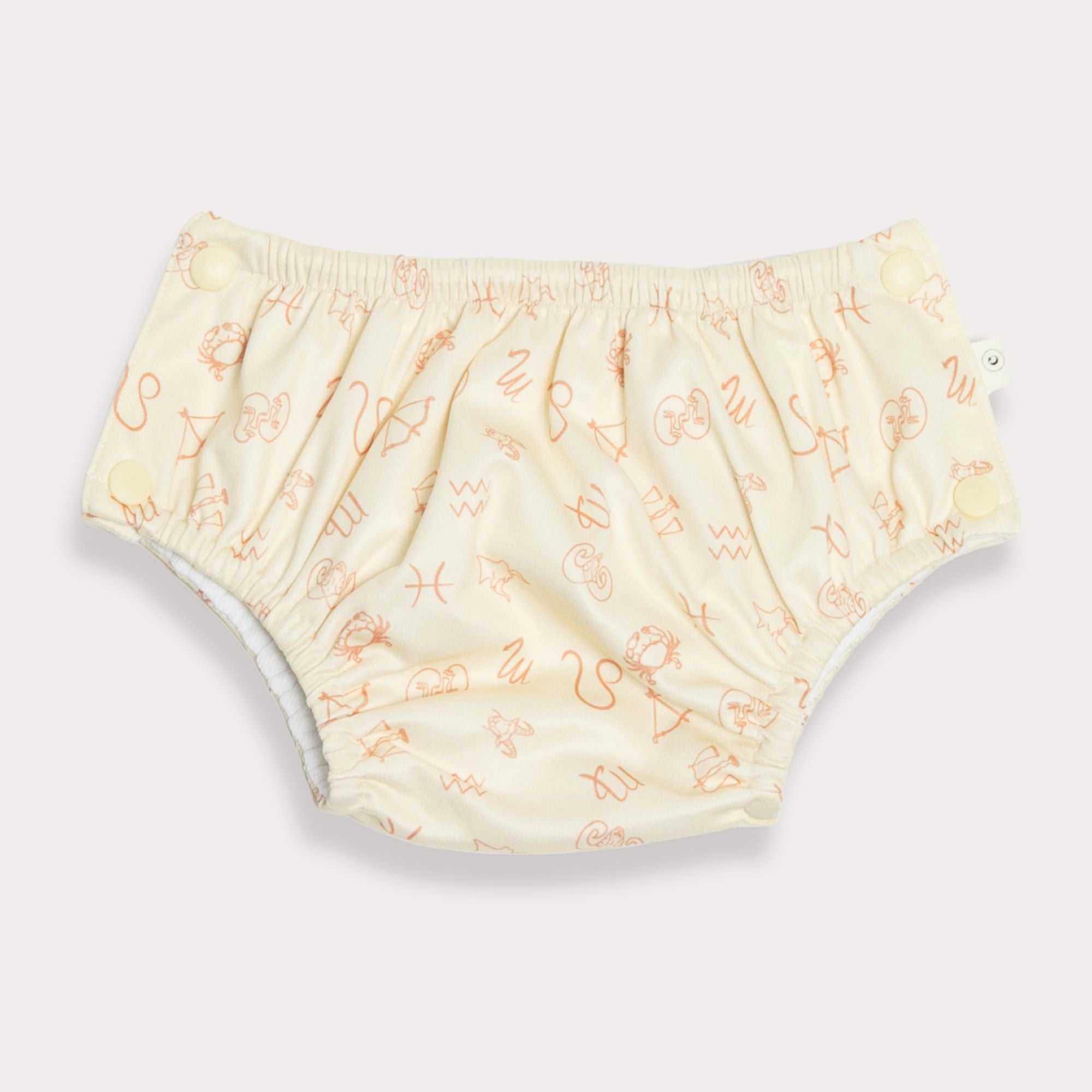 Zodiac Swim Nappy - Ecru