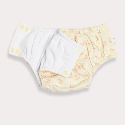 Zodiac Swim Nappy - Ecru