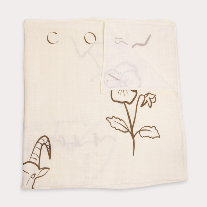 Zodiac Muslin Swaddle - Capricorn