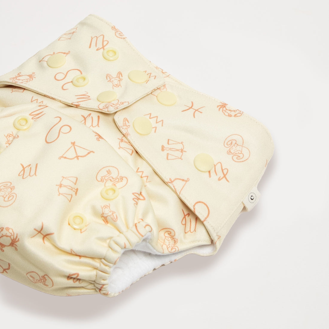 Zodiac 2.0 Modern Cloth Nappy - Ecru